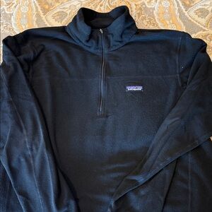 Patagonia Black Fleece Half-Zip Pullover
